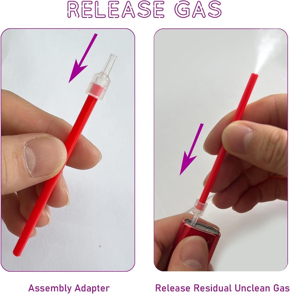Ultimate Butane Refill Solution - 8-Piece Adapter Set for All Lighters