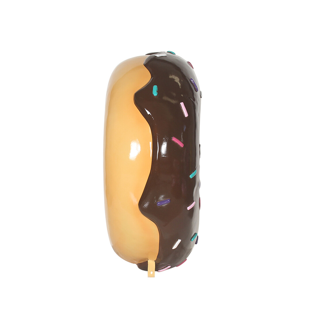 Donut Statue Extra Large Sculpture Hanging Donuts Chocolate Indoor & Out 30"