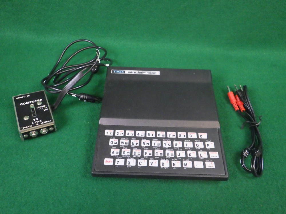 Vintage Timex Sinclair TS-1000 personal computer Untested w/box+accessories