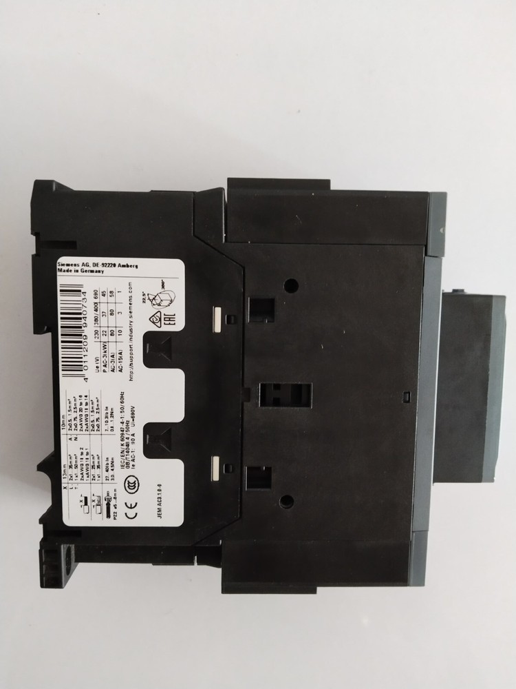 SIEMENS POWER CONTACTOR 3RT2038-1AL2O