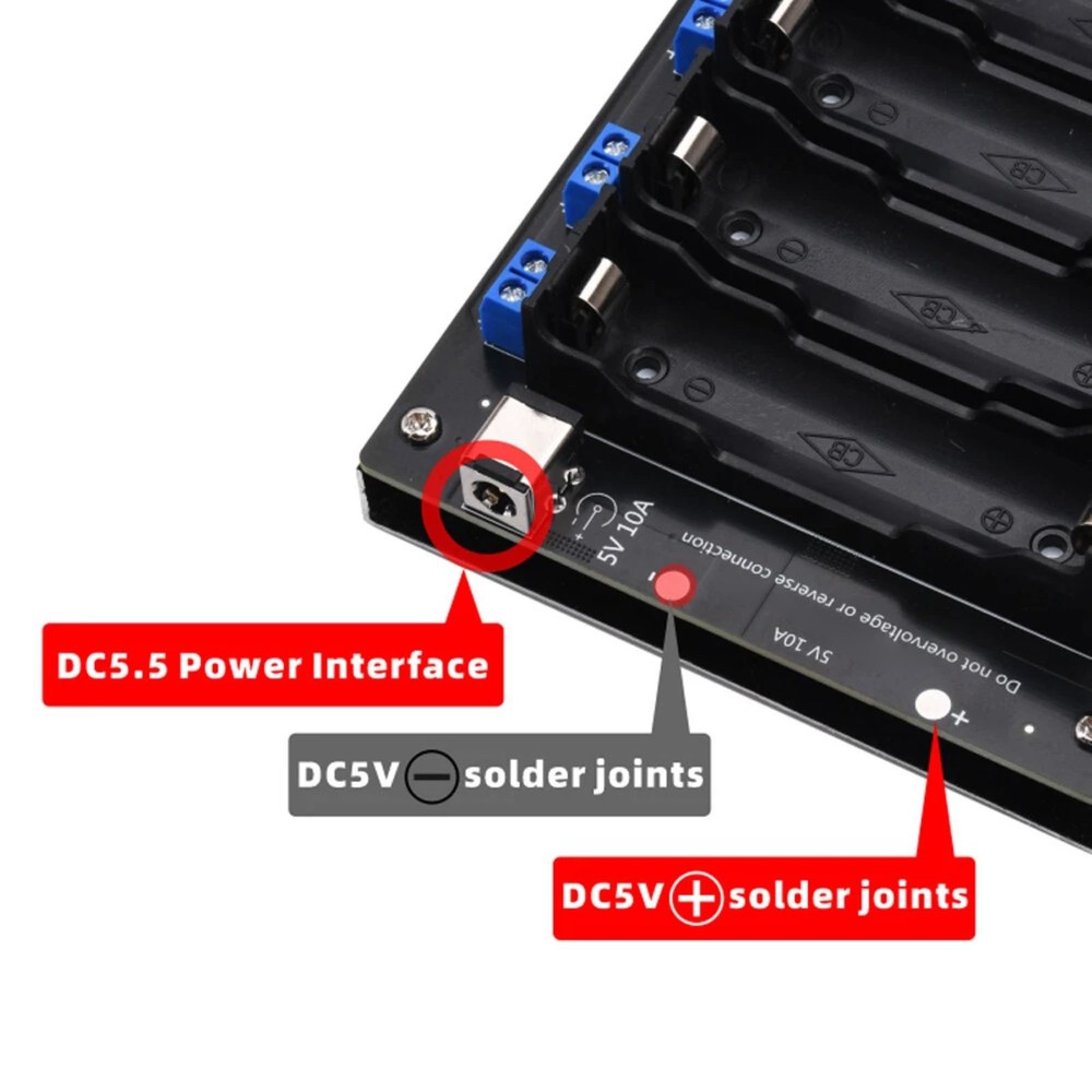 2.4in LCD Screen Internal Resistance Tester Built-in reverse protection