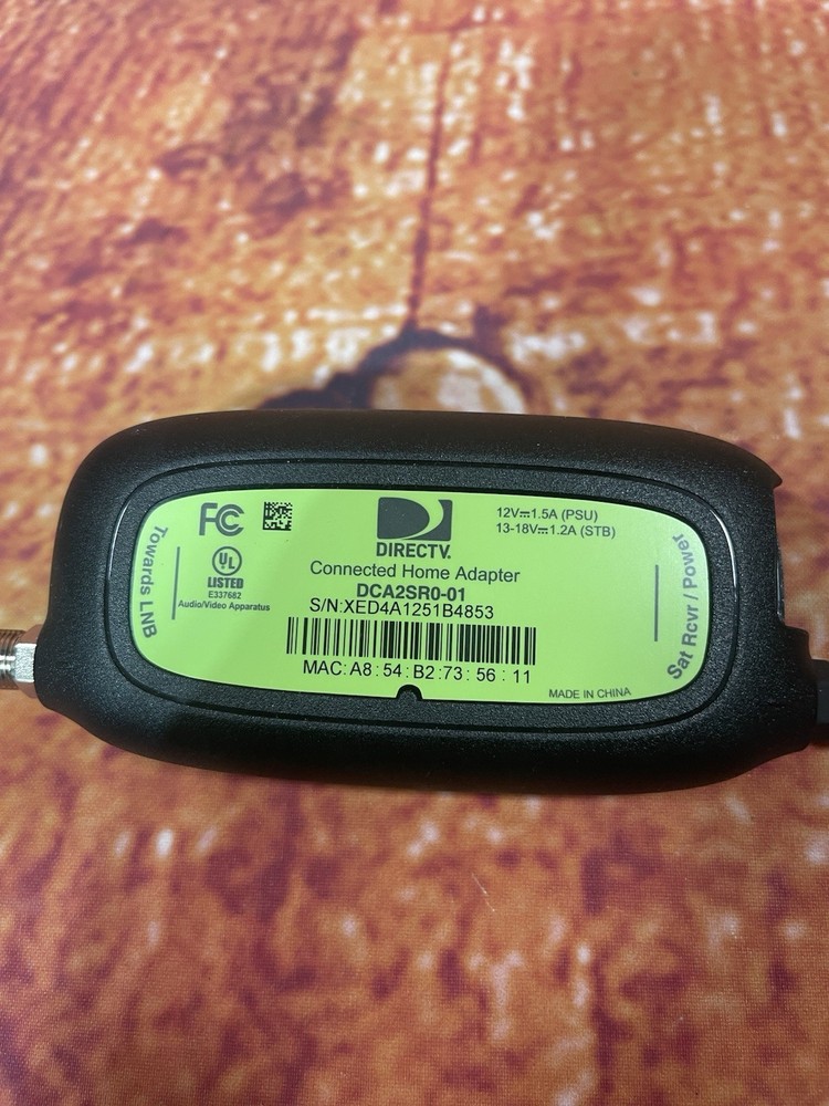 DirecTV DECA DCA2SR0-01 Ethernet Coax