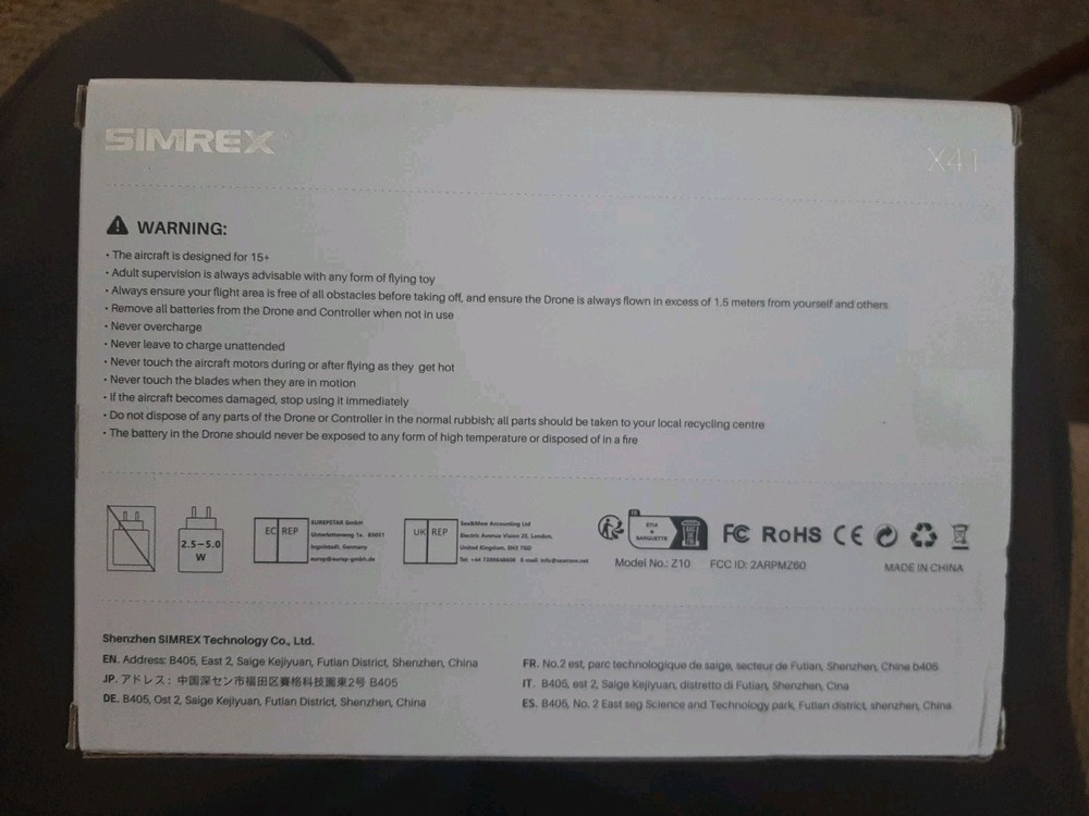 SIMREX X41 BEGINNERS DRONE ( Age : 15+ )