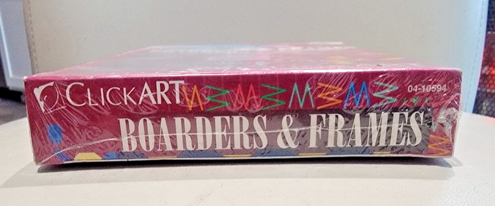 Boarders & Frames ClickART CD ROM; Windows; NOS/CIB