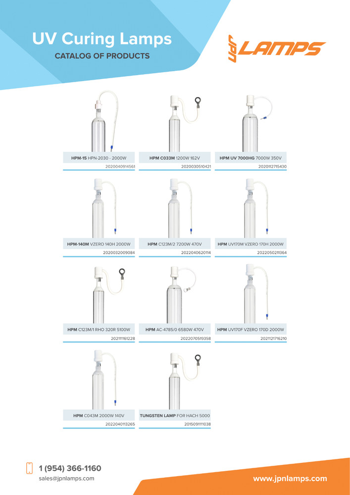 CURING LAMP - C043M - 2.000W - 195mm