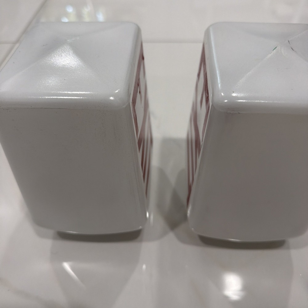 Milk Glass White Exit Double Sided Unusual Light Cover