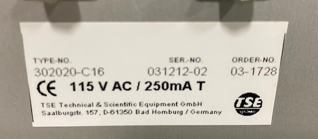 TSE Systems 302020-C16 ActiCount 302010 Process Control