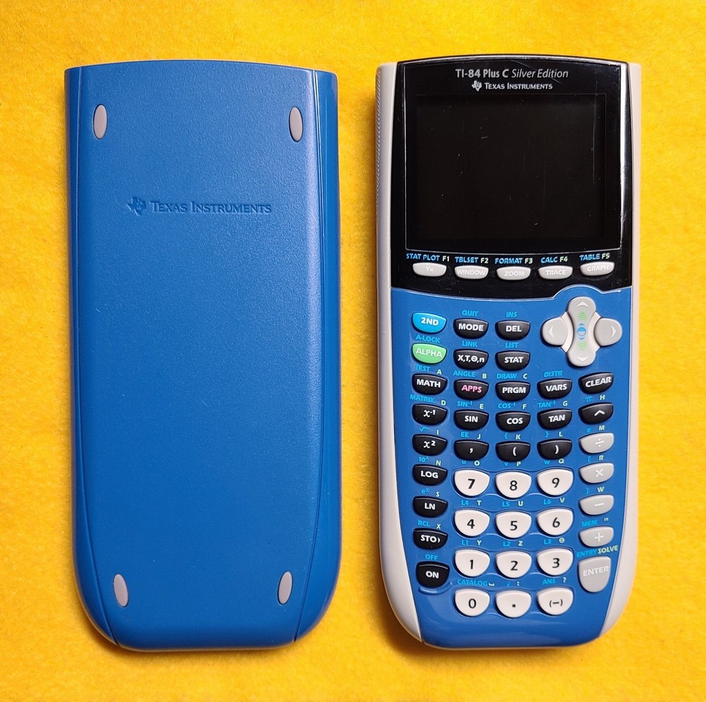 Texas Instruments TI-84 Plus C Silver Ed. Graphing Calculator + Mini USB ~ NICE!
