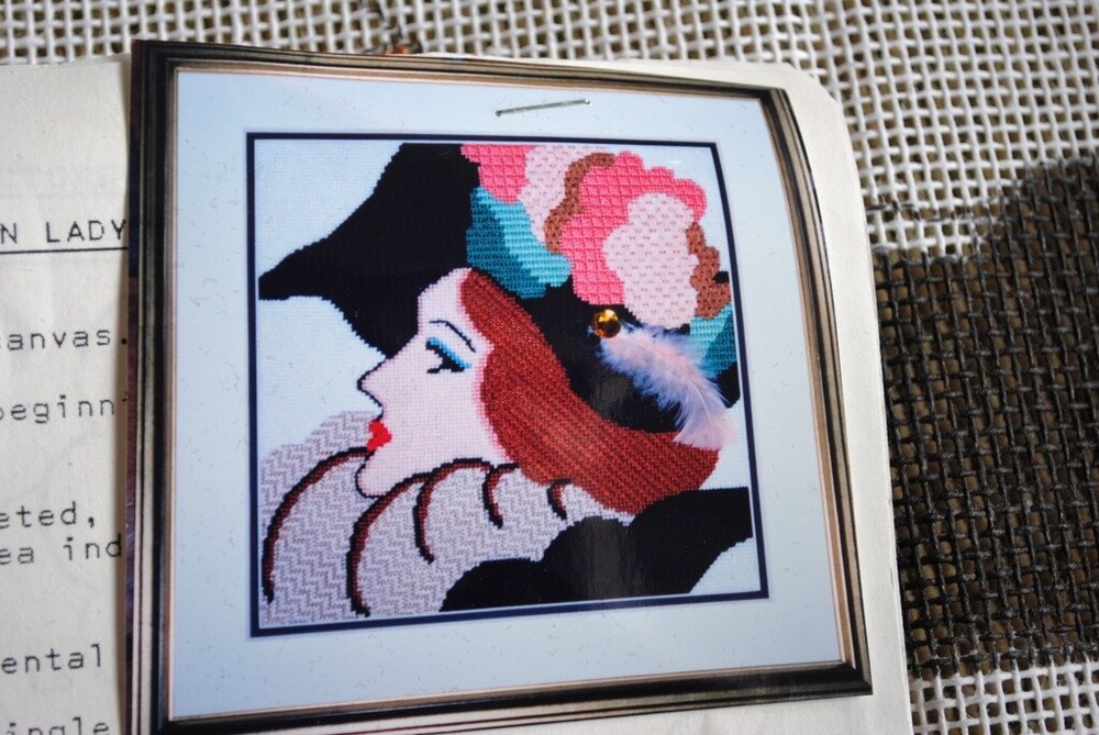 Studio 2, Ltd. Needlepoint Kit Victorian Lady VC23 opened 1992