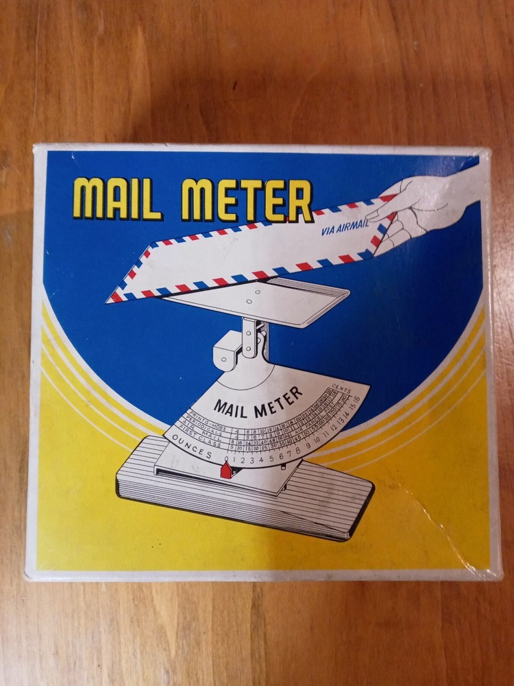 Vintage Postal Mail Meter Scale