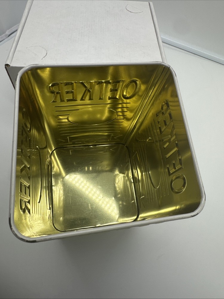 Oetker Backpulver Backing Powder Tin Empty