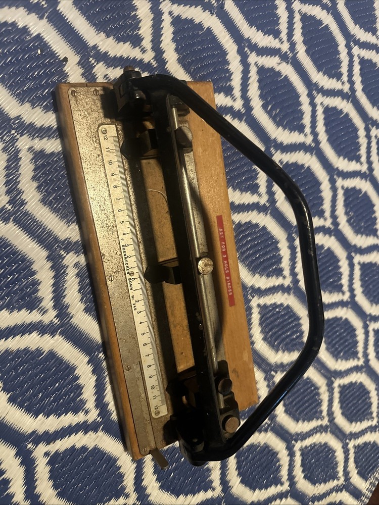 Vintage Set For  3 Hole Binder