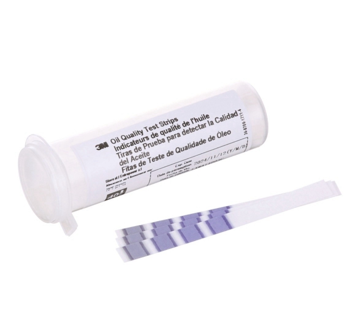 TEST KIT, OIL FRY 40 STRIPS & 1 VIAL, 3M