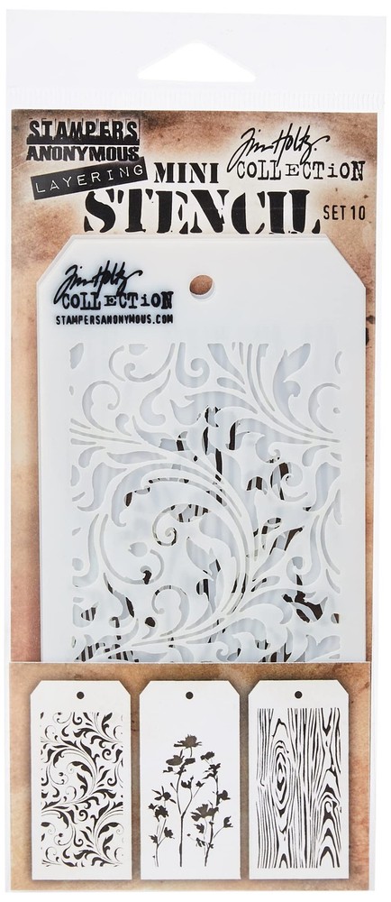 Stampers Anonymous StampersA Layering Stencil THoltz Mini #10
