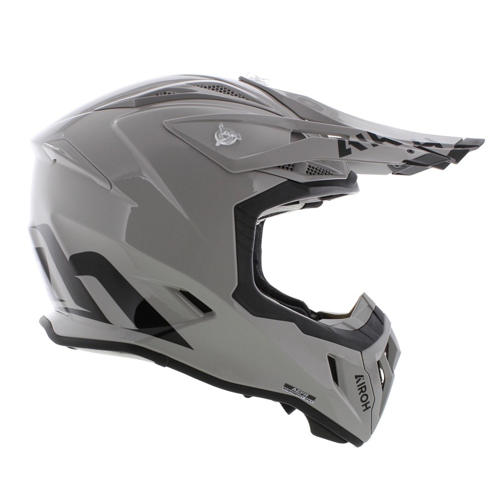 Airoh Aviator ACE 2 Mono Solid Gloss Nardo Grey - Offroad MX Helmet - ECE22.06