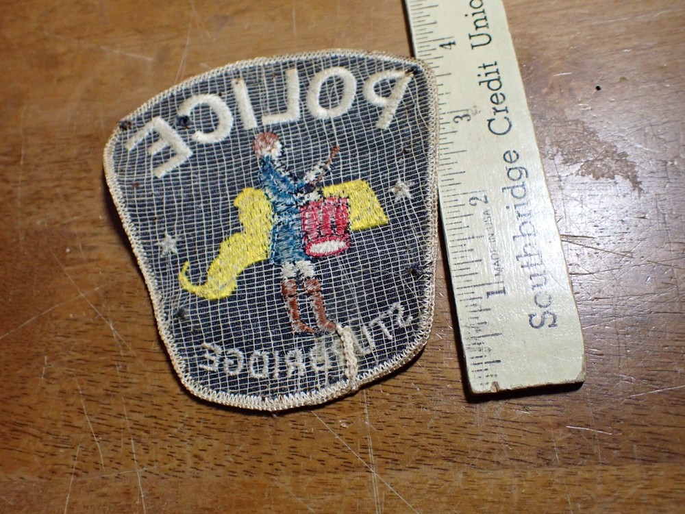 STURBRIDGE MASSACHUSETTS EARLY VEST PATCH BX L #4