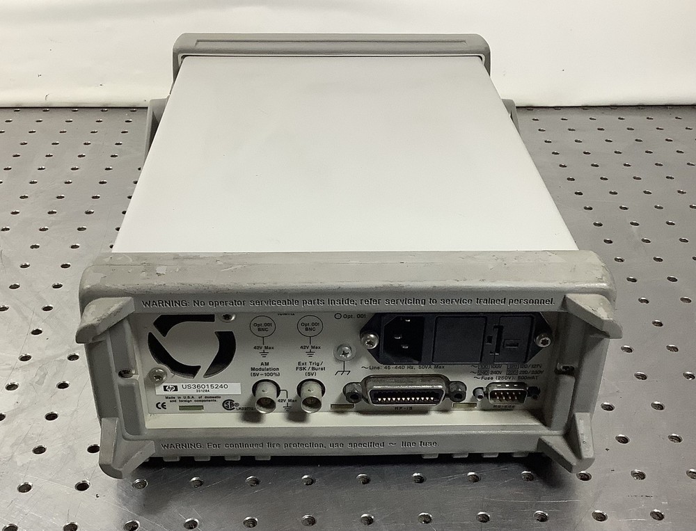 HP Hewlett Packard 33120A 15 MHz Function Arbitrary Waveform Generator