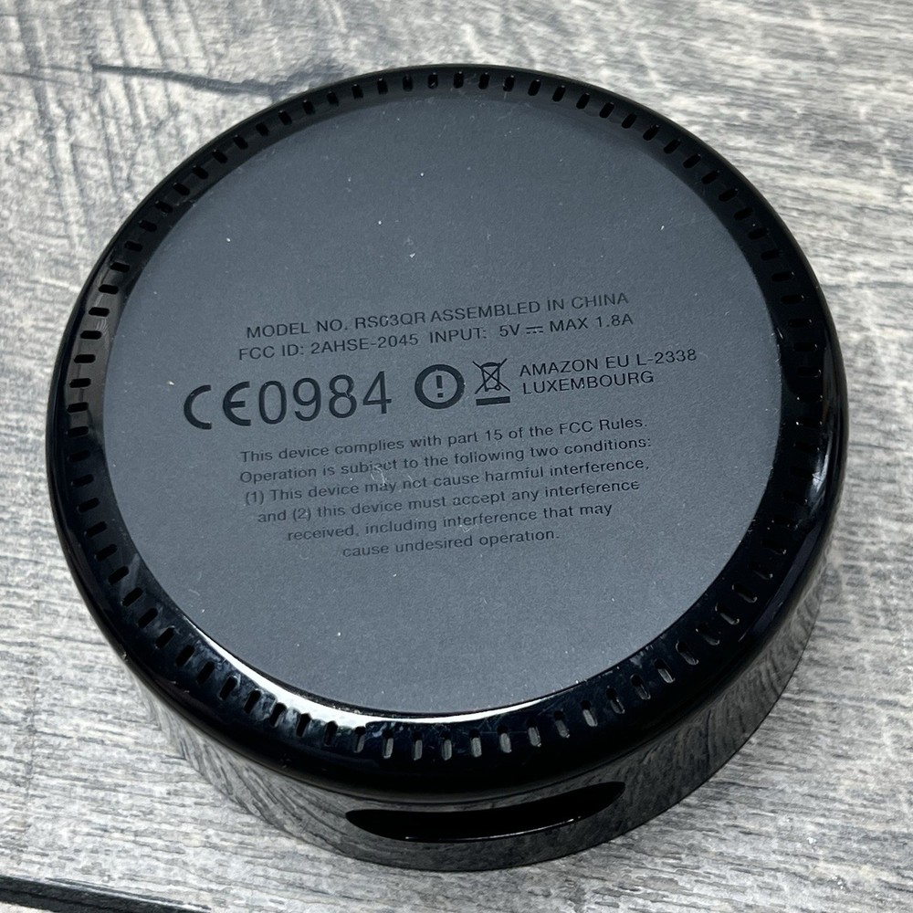 Amazon Echo Dot (2nd Gen) Smart Speaker Black w/ Charging Cable - Tested