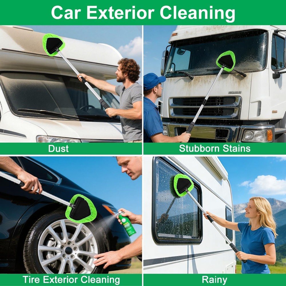 29-inch Windshield Cleaner Tool – Car Interior Window Cleaning Kit