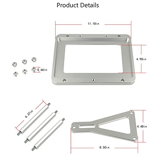 Battery Tray for Optima, Battery Hold Down Kit Battery Relocation Kit Trunk
