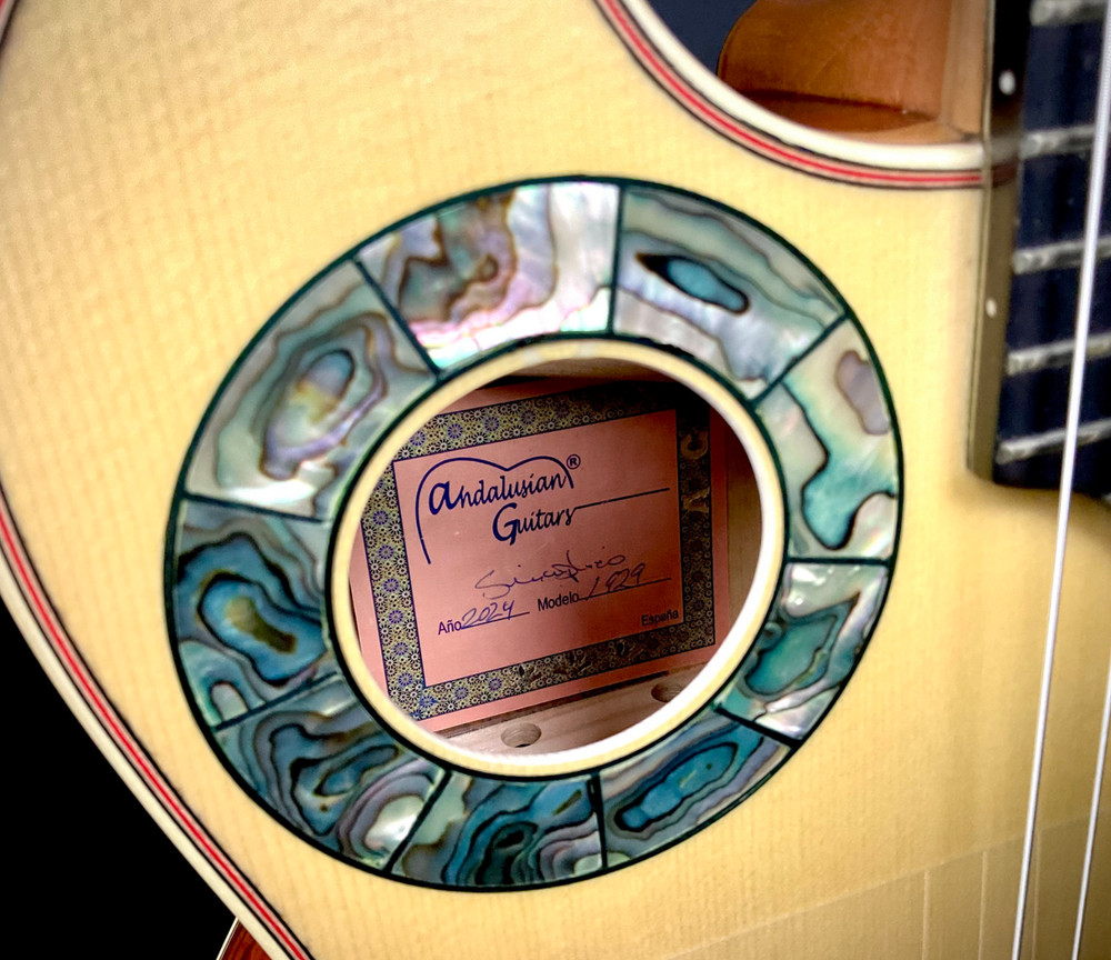 Andalusian Guitars Nylon String Double Cutaway Simplicio Model 1929