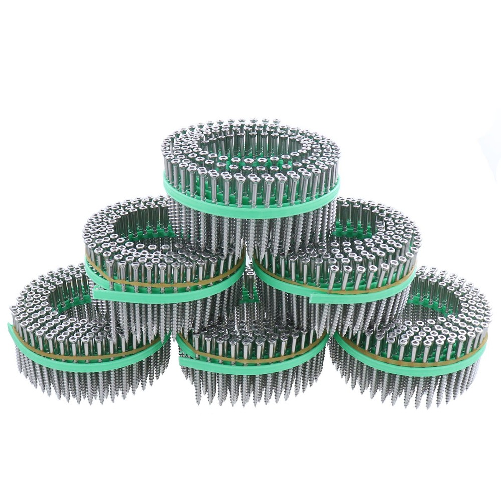 MURO® #8 x 2-1/2" Coarse Thread Trim Head #2 Square Drive Sharp Point Screw