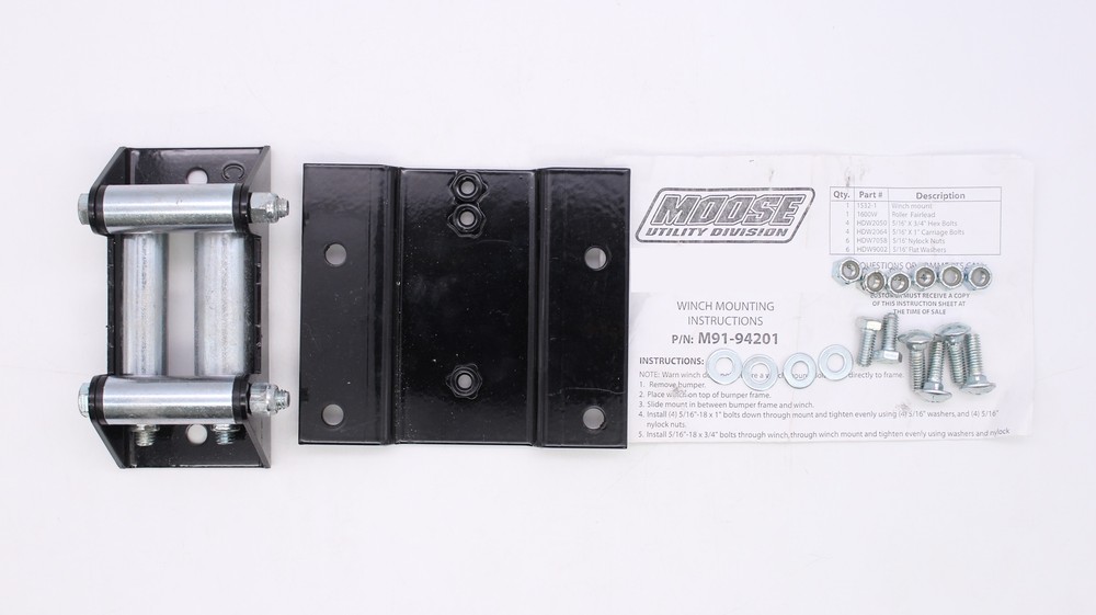 Moose Utility Winch Mount Kit Part Number - M91-94201