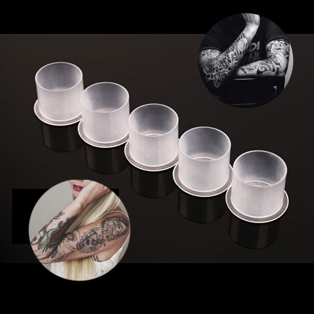 Tattoo Ink Caps 100,200,400,500,1000PCS 8x10, 11x10, 13x11, 14x12, 17x14, 17x20