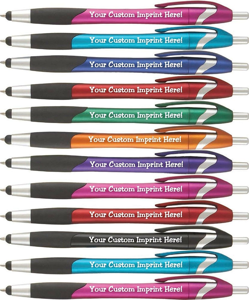 12 Glide Custom printed pens personalized pens Imprinted pens Name pens