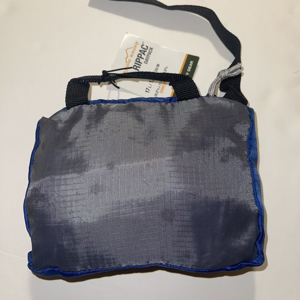Eddie Bauer Rippac Stowaway Packable Pack Day Pack Blue NEW NWT