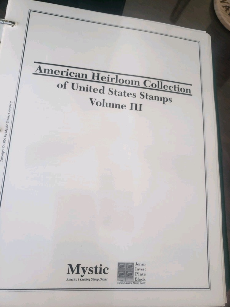 American Heirloom Collection Of United States Stamps Volumes I-IV Plus...