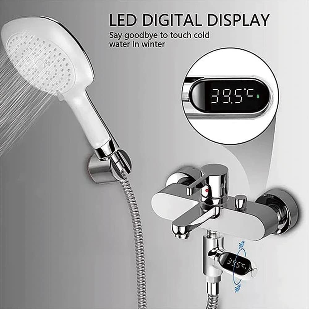 Shower Thermometer Instant-Read Blue,Green,Red,Transparent