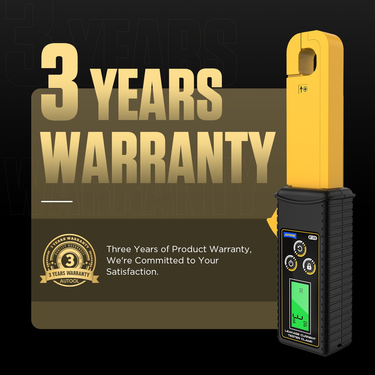 Handheld Digital Leakage Current Clamp Meter AC DC Wireless Low Current Clamp