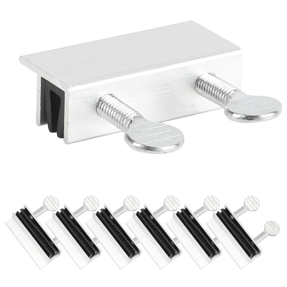 6Pcs Sliding Window Locks Child Proof Security Lock Stoppers Window Track Locks