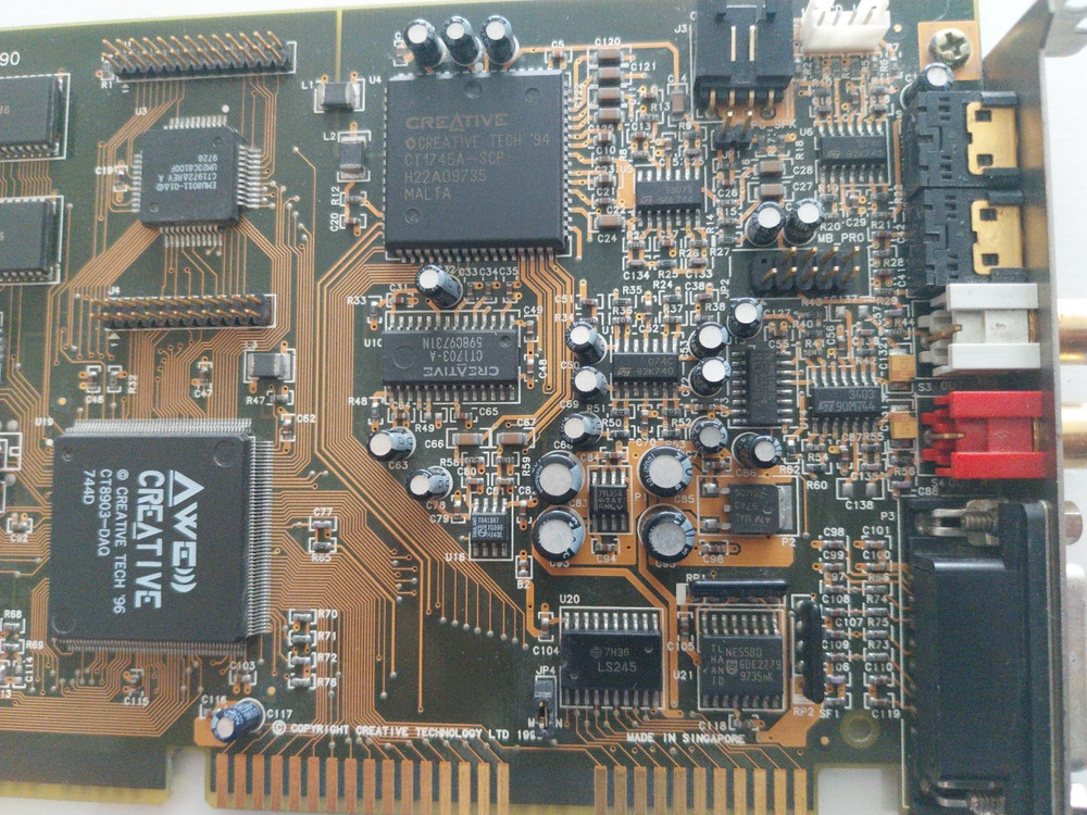 Sound Blaster AWE 64 GOLD (CT4390) -= TESTED =-