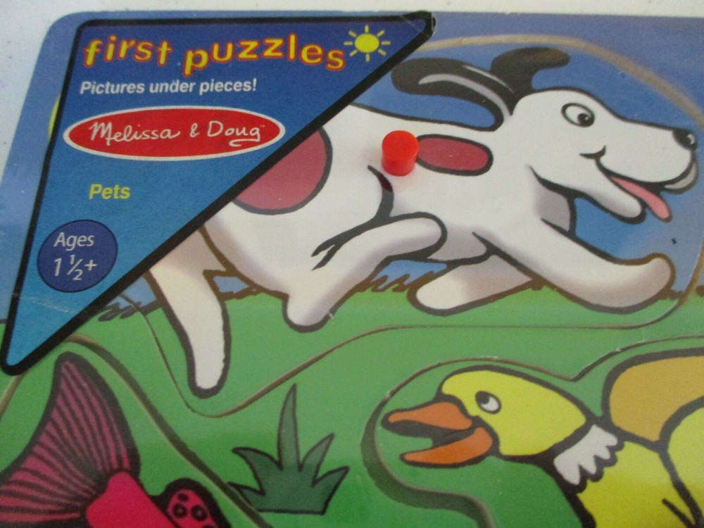 Melissa & Doug First Peg Pets Puzzle (NEW) Fast Free Ship