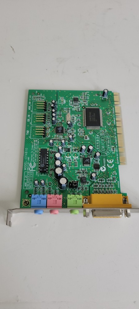 Creative labs CT4810 PCI sound card