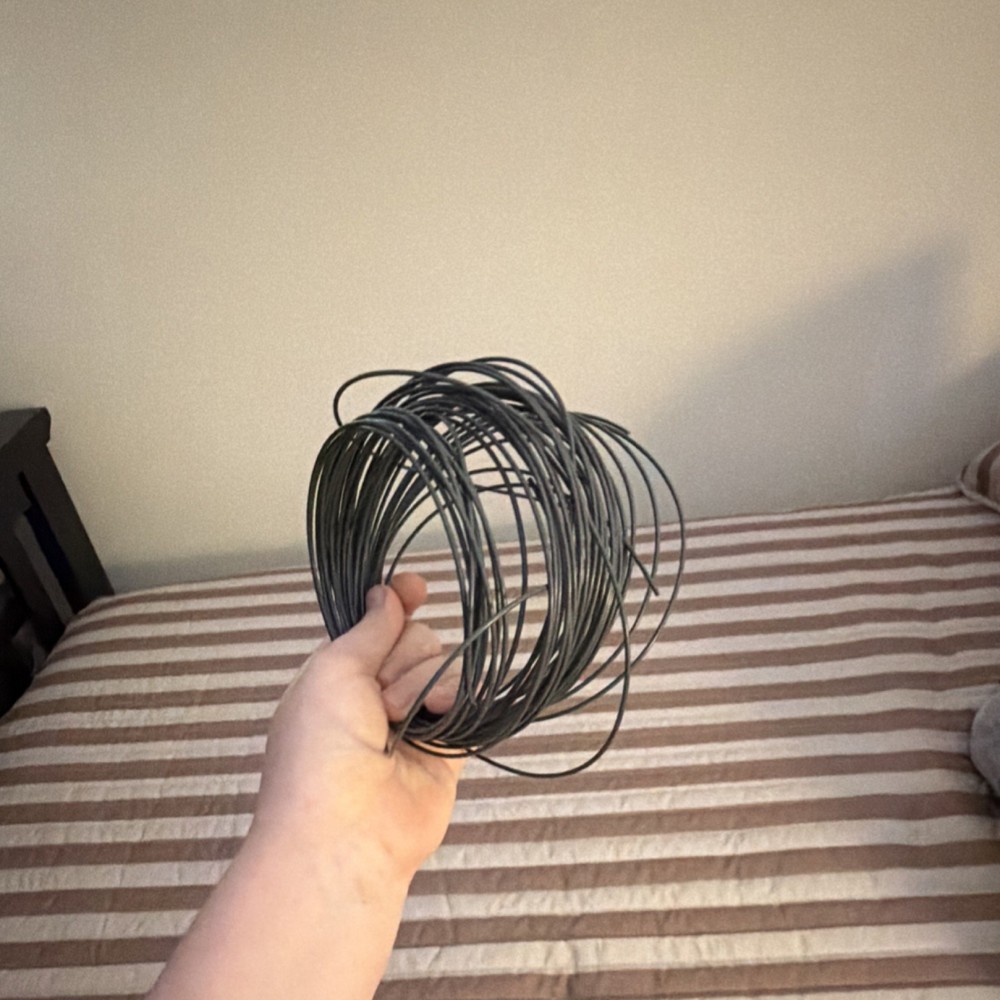 1.75 mm Makerbot Grey 3D printer Filament Unspooled