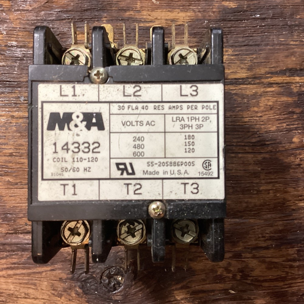 M&A 14332 Definite Purpose Contactor