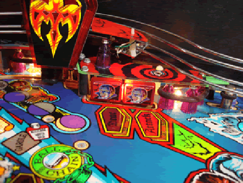 Monster Bash Pinball Machine - PDI Target Decal Set