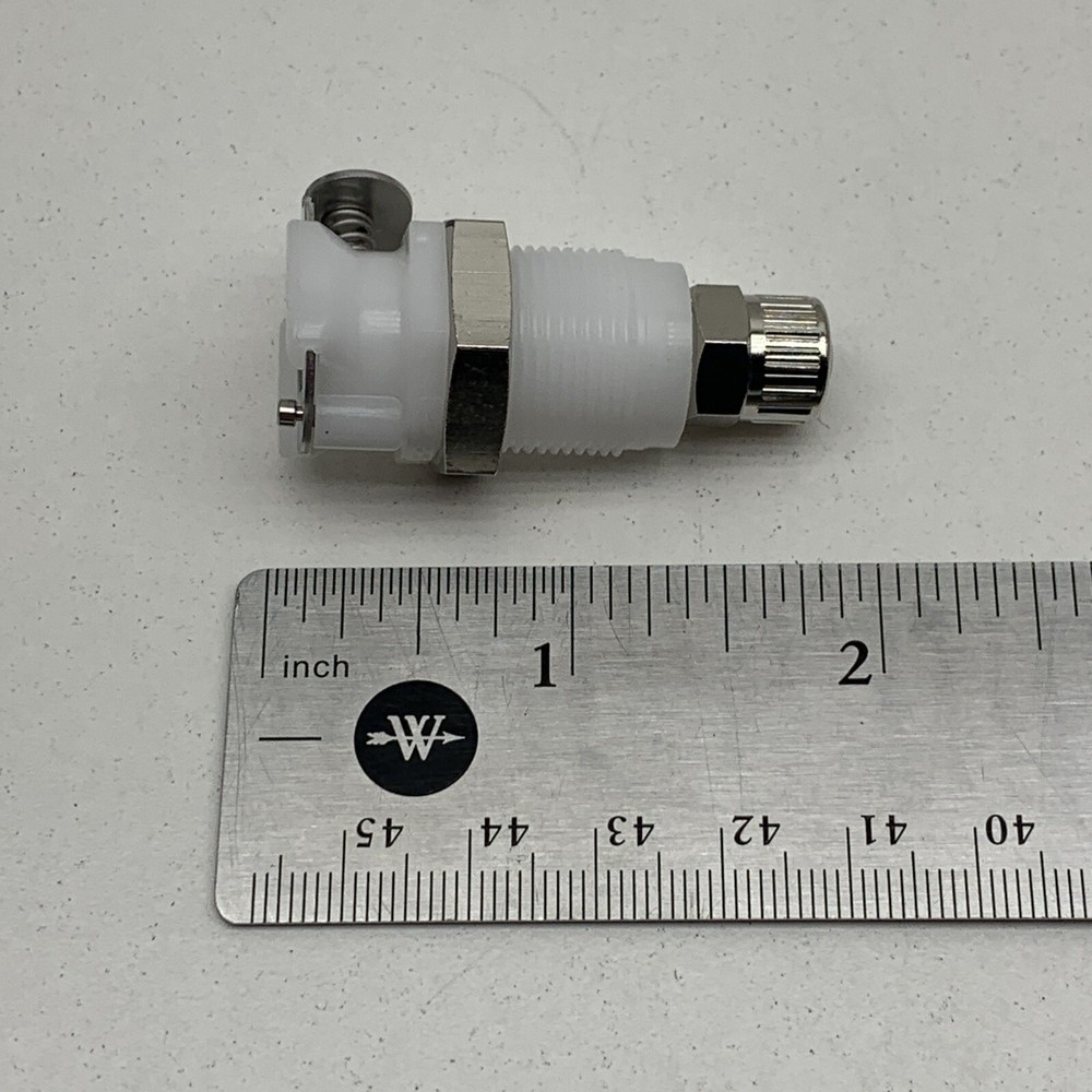 (6-Pack) CPC Colder PLC12004 Quick Disconnect Panel Mount Coupling Body 1/4 PTF