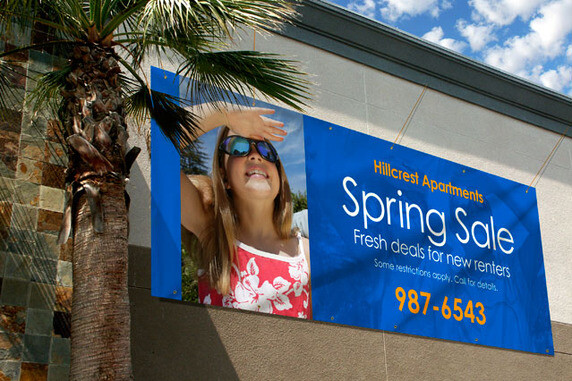 2' x 5' Custom Vinyl Banner 13oz High Quality Vinyl-Free Basic Design Include