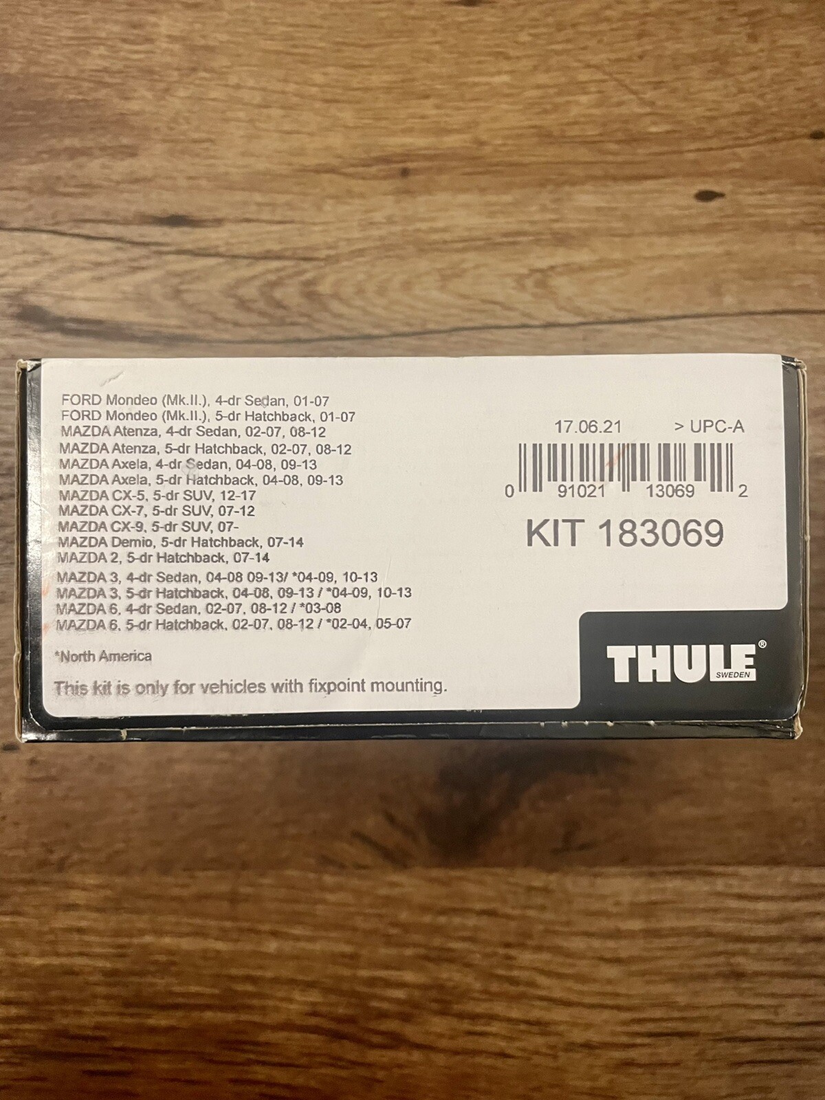 Thule Kit 183069 (Thule 3069 Fit Kit) NEW + SEALED Thule® Fit Kit - Thule 183069