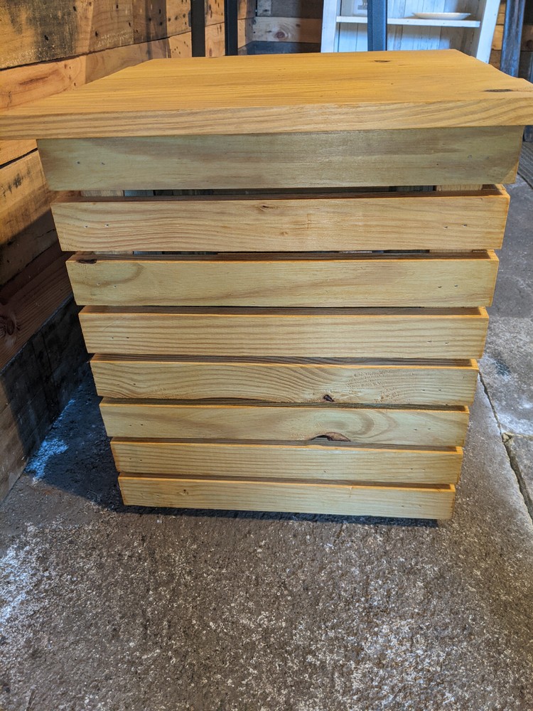 Outdoor Side Table Pressure Treated Wood