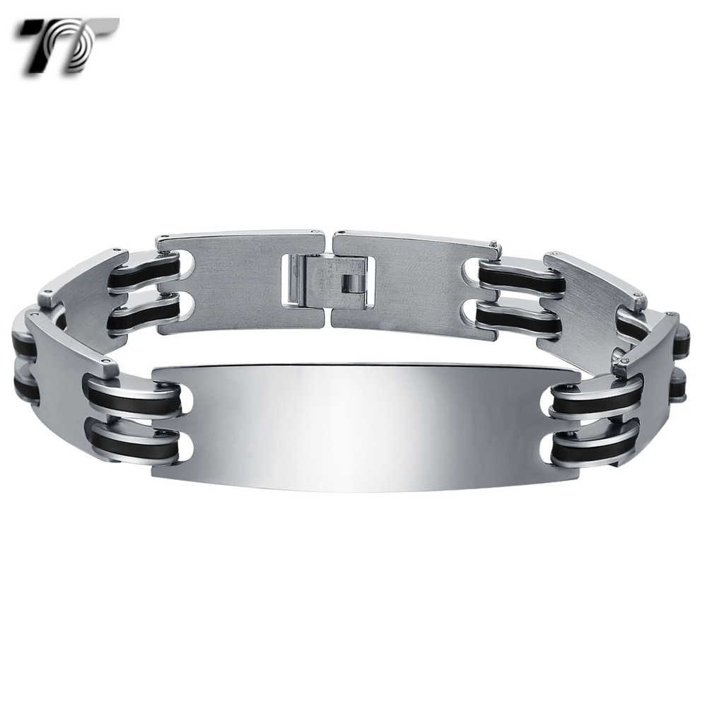 TT Stainless Steel Link ID Bracelet (BBR167)