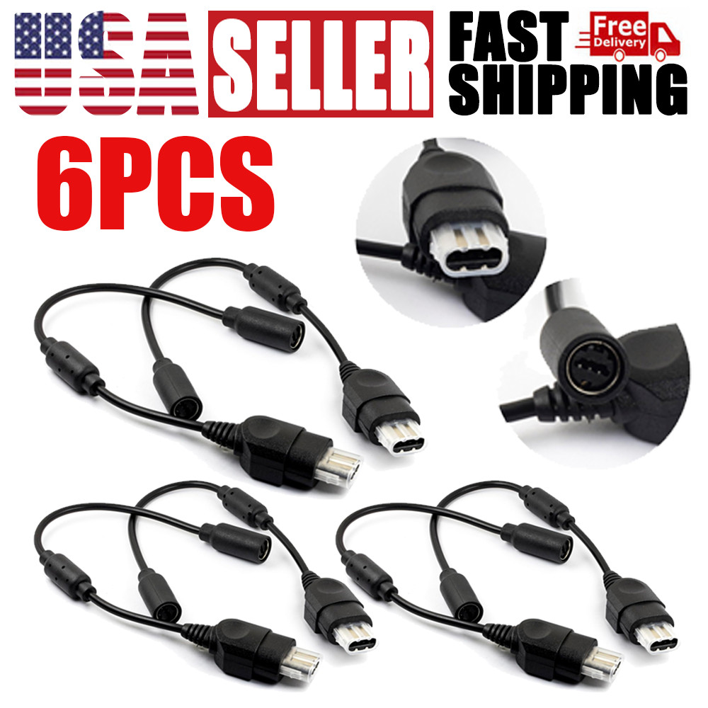 6Pcs Trip Cord Replacement Breakaway Cable For Microsoft Xbox Wired Controller