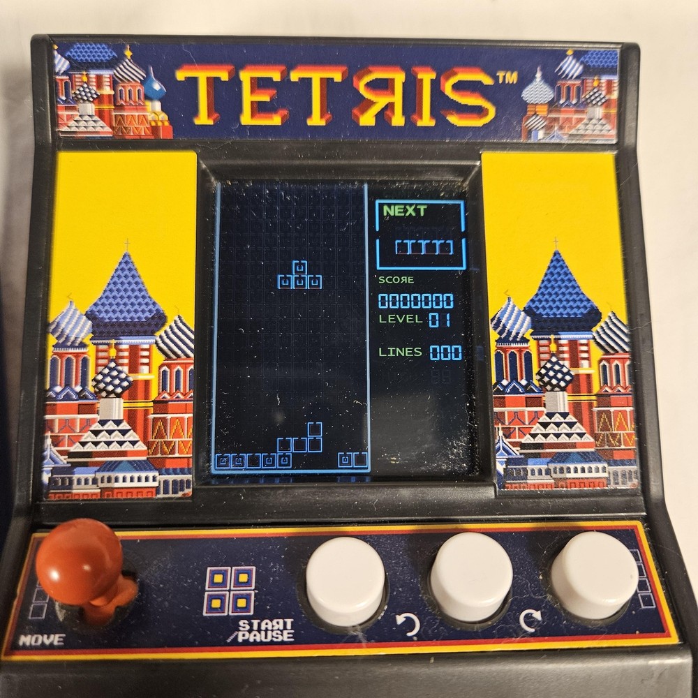 Ms. Pac-Man Tetris Mini Arcade Games Lot Basic Fun 2018 Retro Electronic Tested