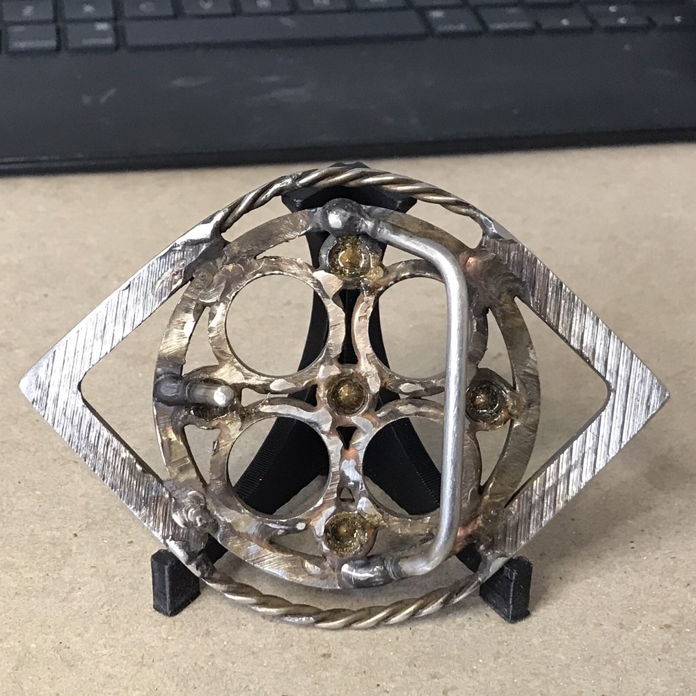 Handmade Rhinestone Belt Buckle