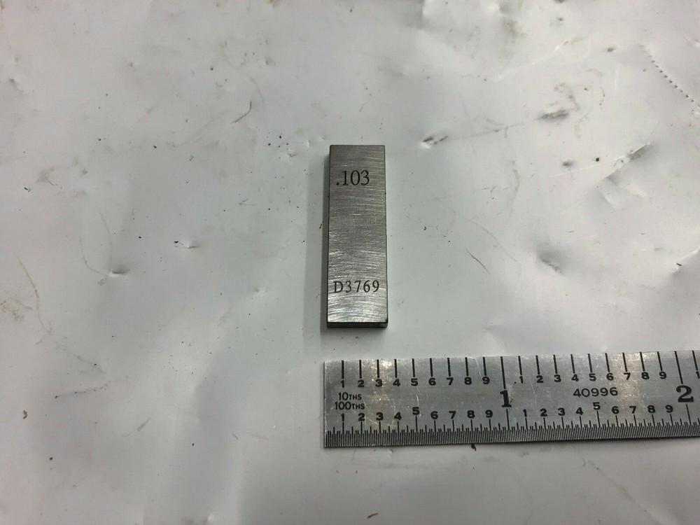 .103 Rectangle Steel Gage Block.