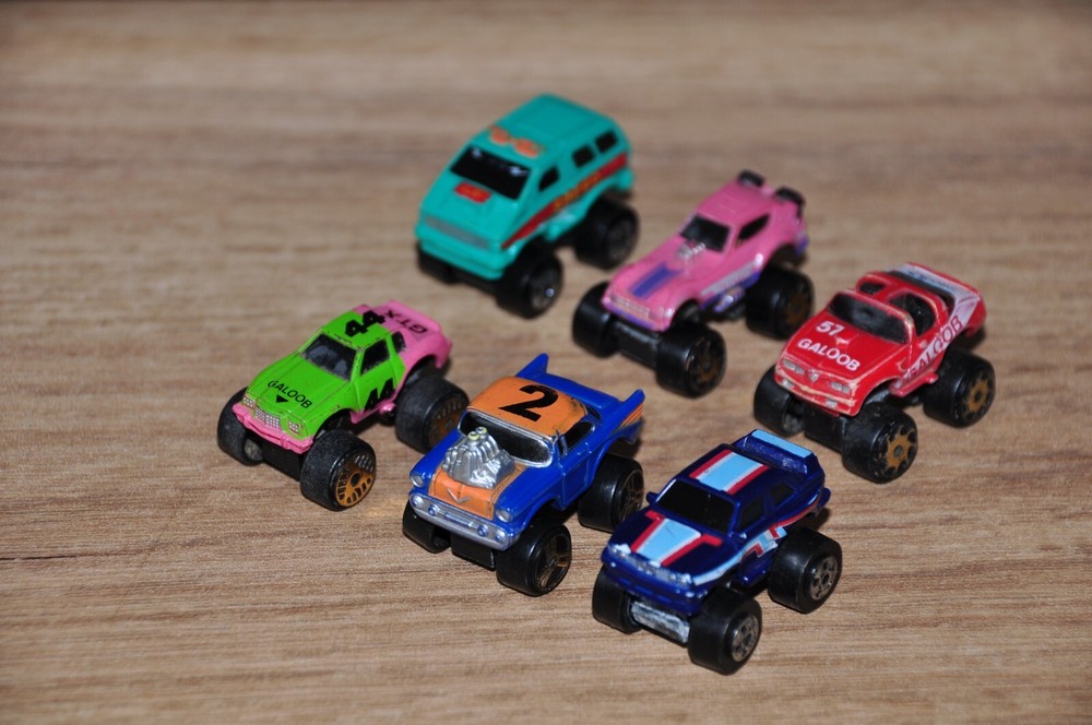 Vintage Micro Machines Mixed Bundle 1987 - 1989 Big Wheels